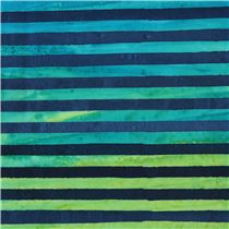 Robert Kaufman Navy Blue Green Stripe Tie Dye Batik Look Fabric Robert Kaufman Navy Blue Green Stripe Tie Dye Batik Look Fabric Elementals
