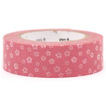 mt Washi Masking Tape deco tape Japan Wamon twisted flower pink - Washi ...